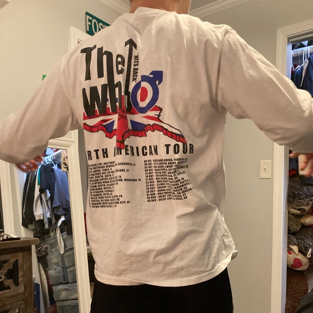 the who tour shirt